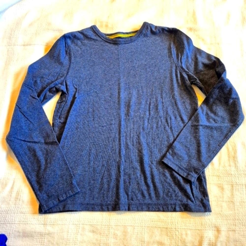 Mini Boden boys size 13-14 years dark blue long sleeve shirt, VVGUC